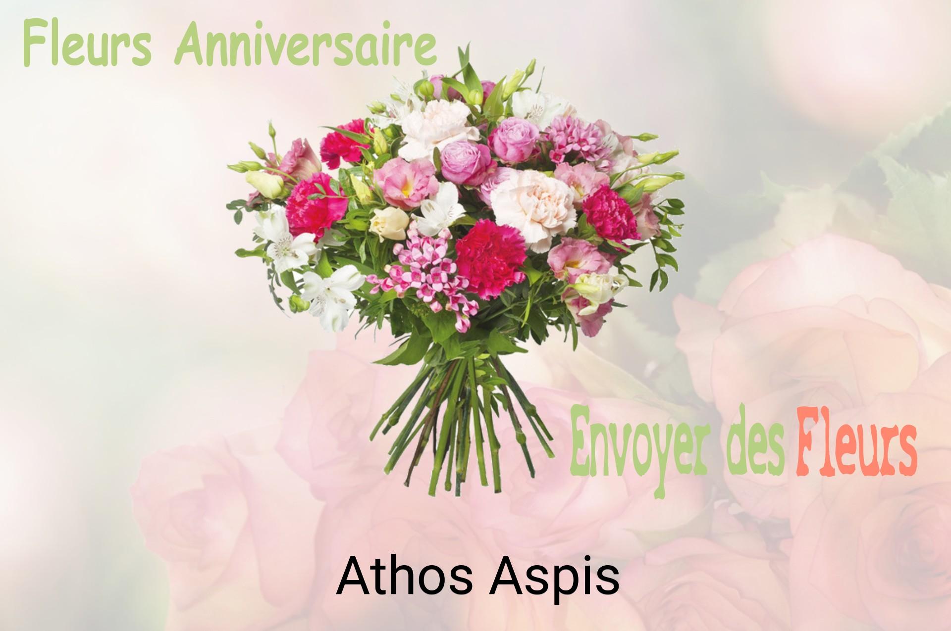 Bouquet de fleurs d’anniversaire livré à Athos-Aspis